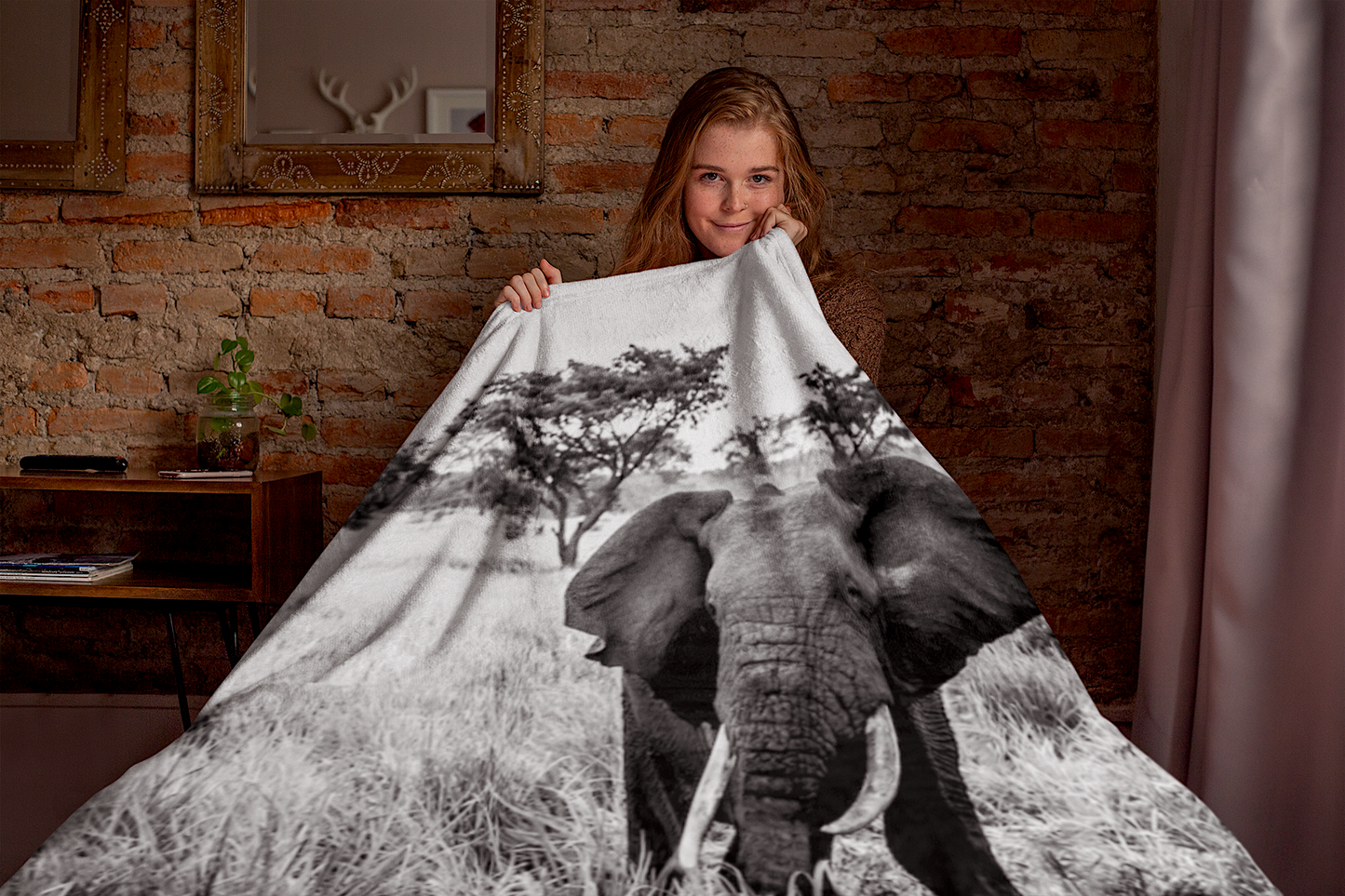 Africa Plush Blanket